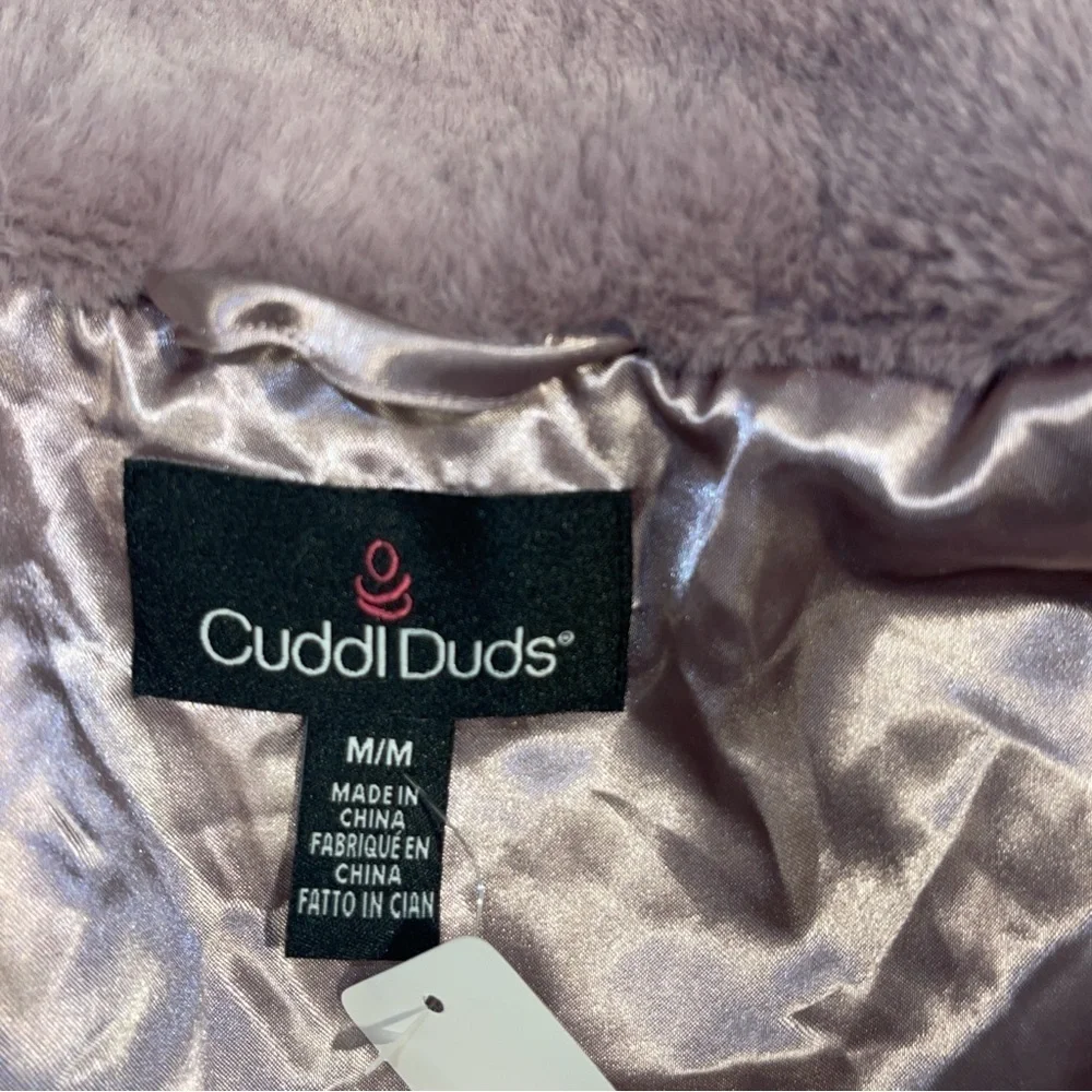 Cuddl Duds Plush Teddy Jacket Womens medium